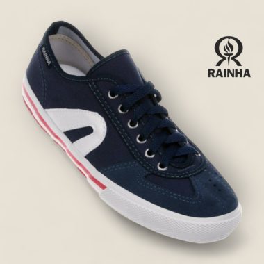 נעלי קפוארה ותנועה ברזילאיות לילדים ומבוגרים - RAINHA VL 2500 - כחול כהה-לבן-אדום