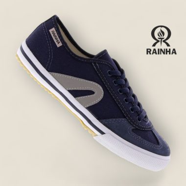 נעלי קפוארה ותנועה ברזילאיות - RAINHA VL 2500 -ראיניה - כחול כהה עם אפור