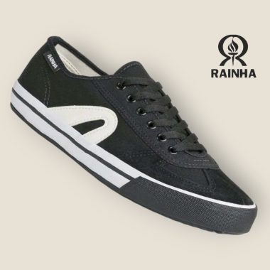 נעלי קפוארה ותנועה ברזילאיות - RAINHA VL 2500 -ראיניה - שחור-לבן